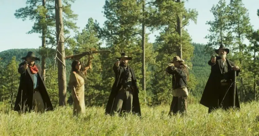 Black Wood — cast and cowboys in South Dakota