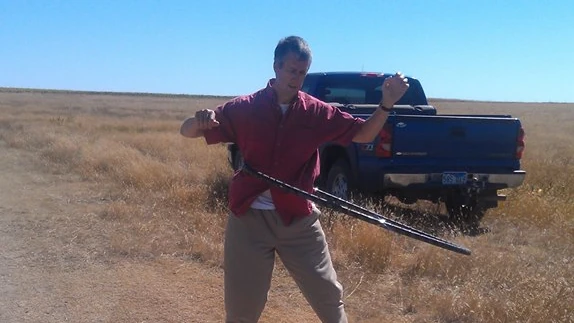 Destroyer — Alan Ruck hula hooping in South Dakota