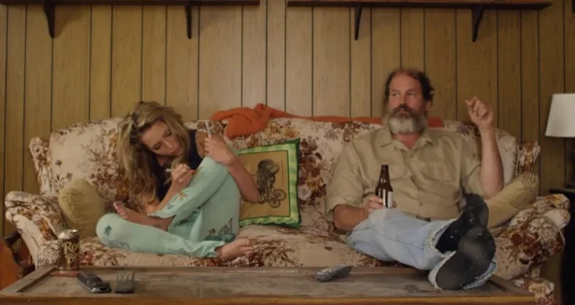 Jessica Rothe draws while Bates Wilder thinks and drinks